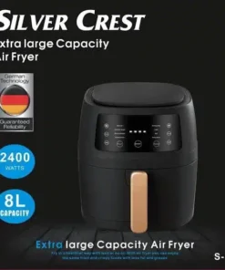 Silver crest air fryer 8 litter 2400 watt