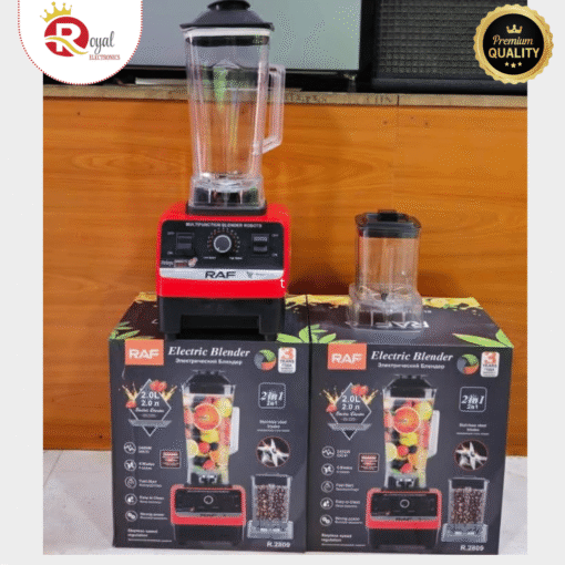 RAF Blender with Unbreakable 2.0L Jug and Grinder