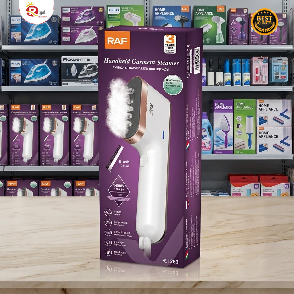 RAF Handheld Steamer wrinkle remover for shirts and suits RAF Handheld Steamer wrinkle remover for shirts and suits