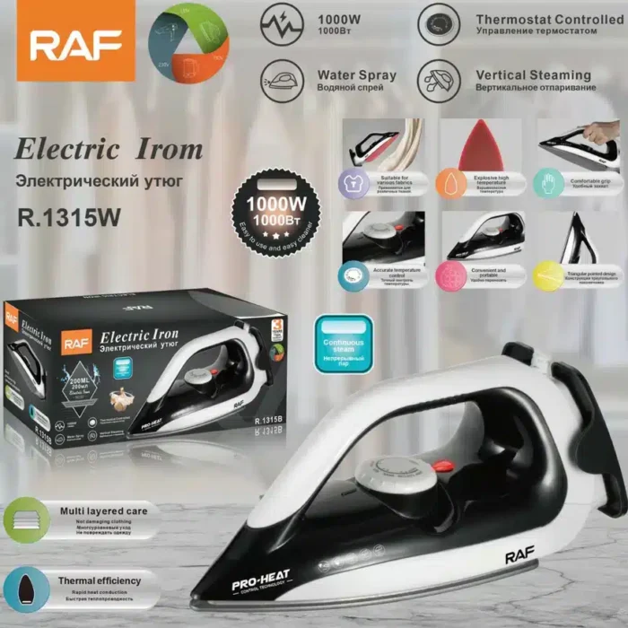 Raf Electric Dry Iron / R-1315b - Image 3