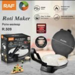 RAF Roti Maker 10Inch 1800W Double Sided, Uniform Heat, Non-Stick Coating R.509
