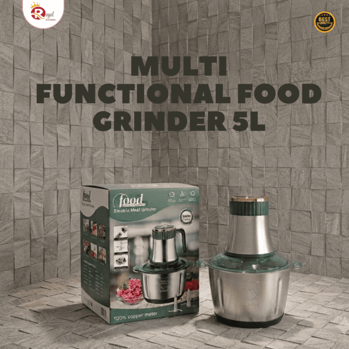 Food Electric Meat Grinder 5L – Multi Function Chopper - Image 3