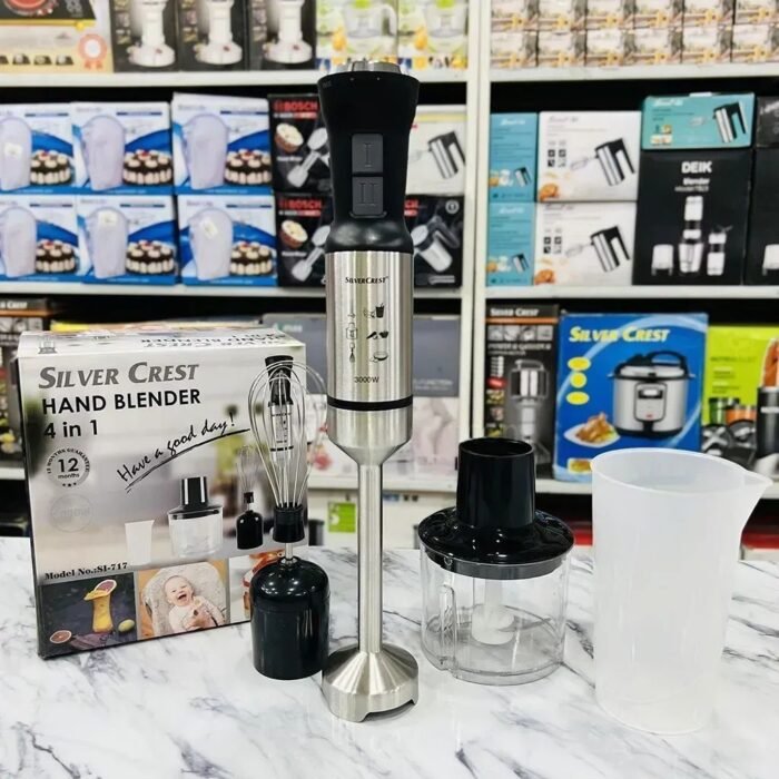 Silver Crest 4 in 1 Hand Blender Set - Image 4