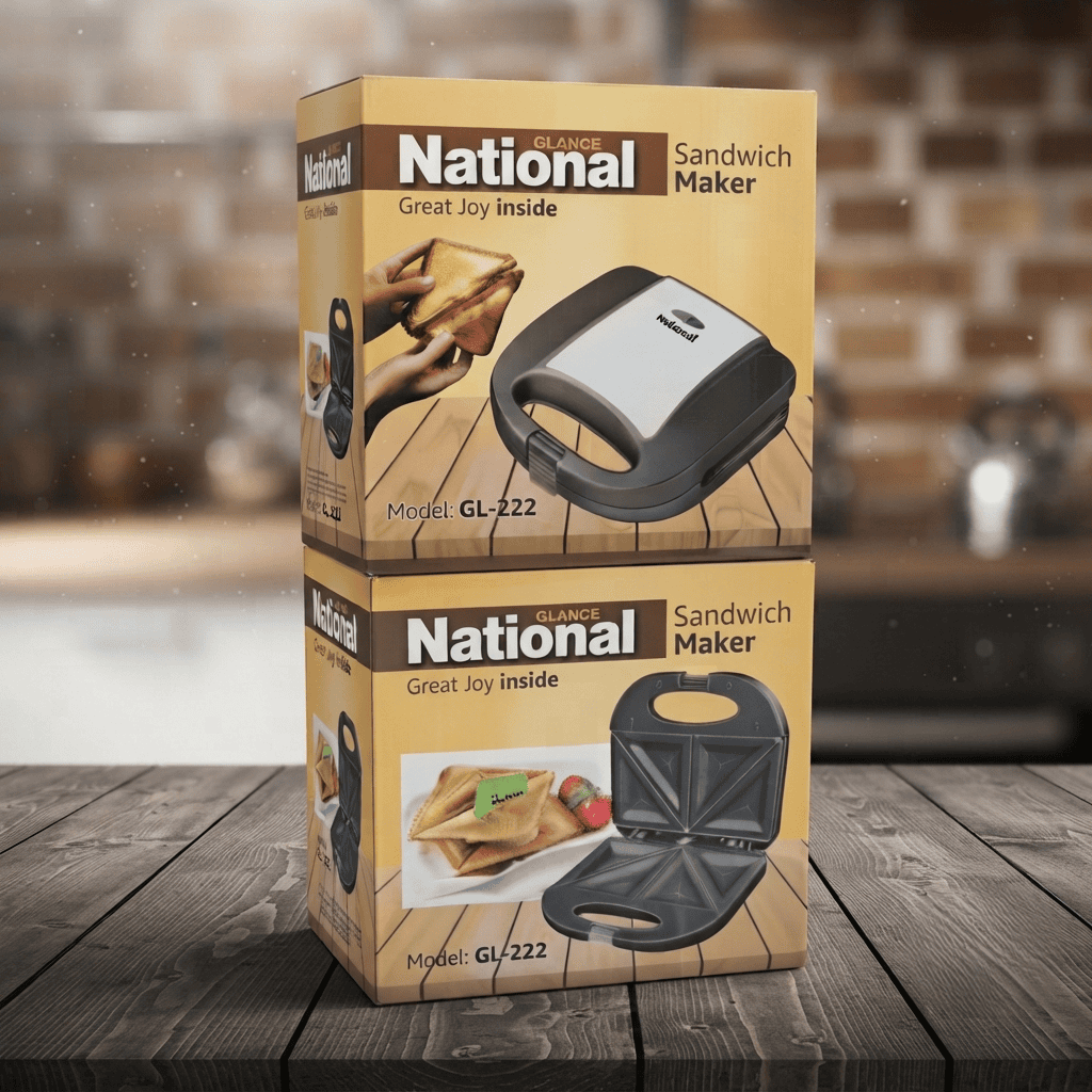 tional Sandwich Maker GL-222
