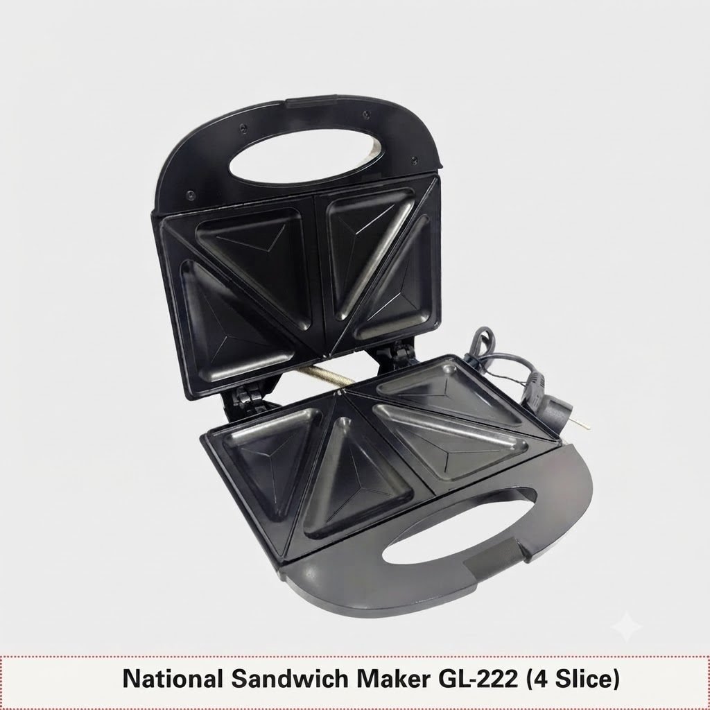 National Sandwich Maker GL-222 4 Slice